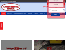 Tablet Screenshot of flooringremovalservices.com